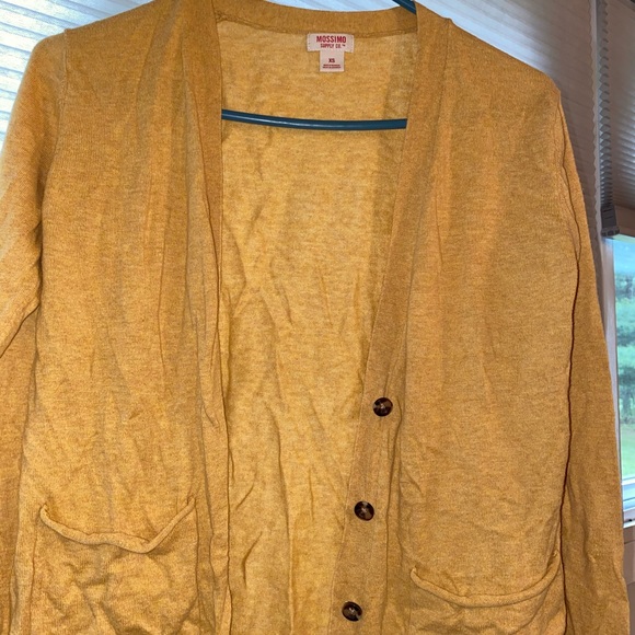 target yellow cardigan